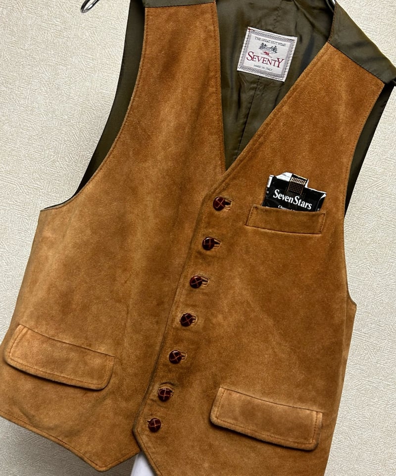 ヴィンテージ・ベスト 90s ビンテージ MANX デニム ベスト M フィッシングベスト 7