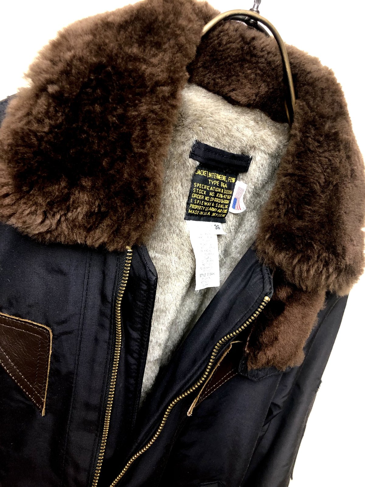 名門民間U.S.A.〉U.S.A.製 SPIEWAK B-15A FLIGHT JACKET 名門民間U.S.A.〉U.S.A.製 SPIEWAK B-15A FLIGHT JACKET