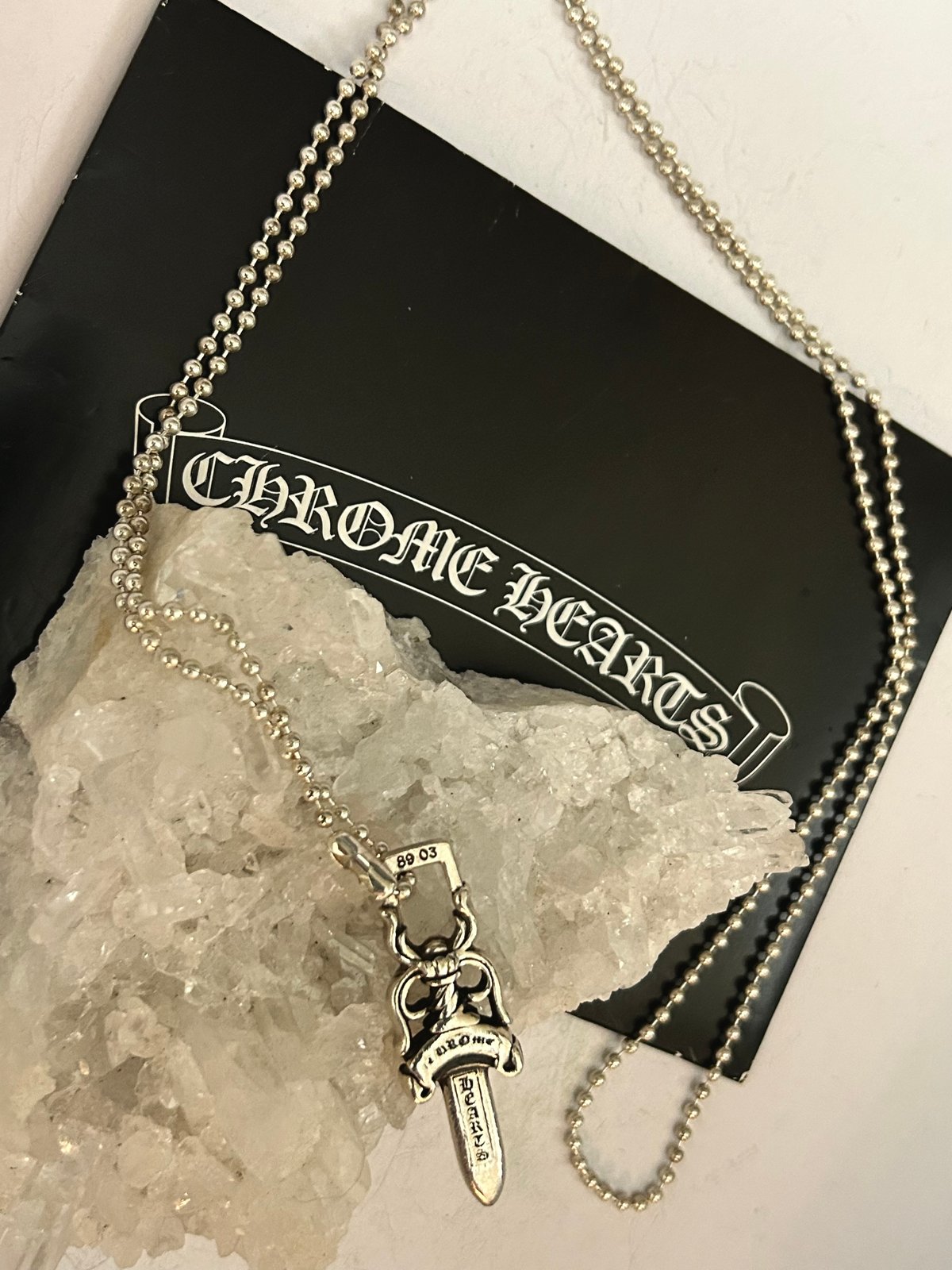 クロムハーツ #10 オールド ダガーチャーム ネックレストップ 鑑定済】クロムハーツ #10 オールド ダガーチャーム ネックレス