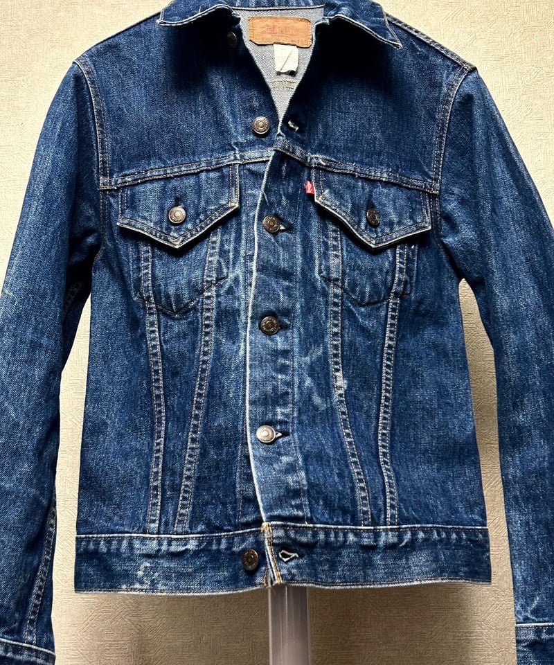 極上色残りセブンティーズ70505〉70年代U.S.A.製Levi's70505eボタン裏5