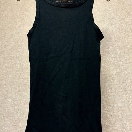 〈90年代初期オールドスタイルタンクトップ〉90年代初期KNOT by MADE IN WORLDコットンタンクトップ黄金サイズ希少年代ユーズドスペシャルプライス