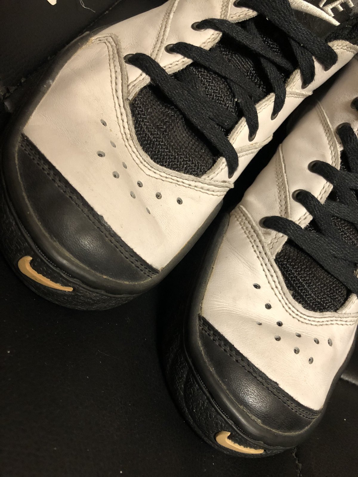 Nike Penetrator 7.5　レザー ホワイト/ブラック 目玉・幻のオールドレアモデル〉95年製NIKE PENETRATOR Mid