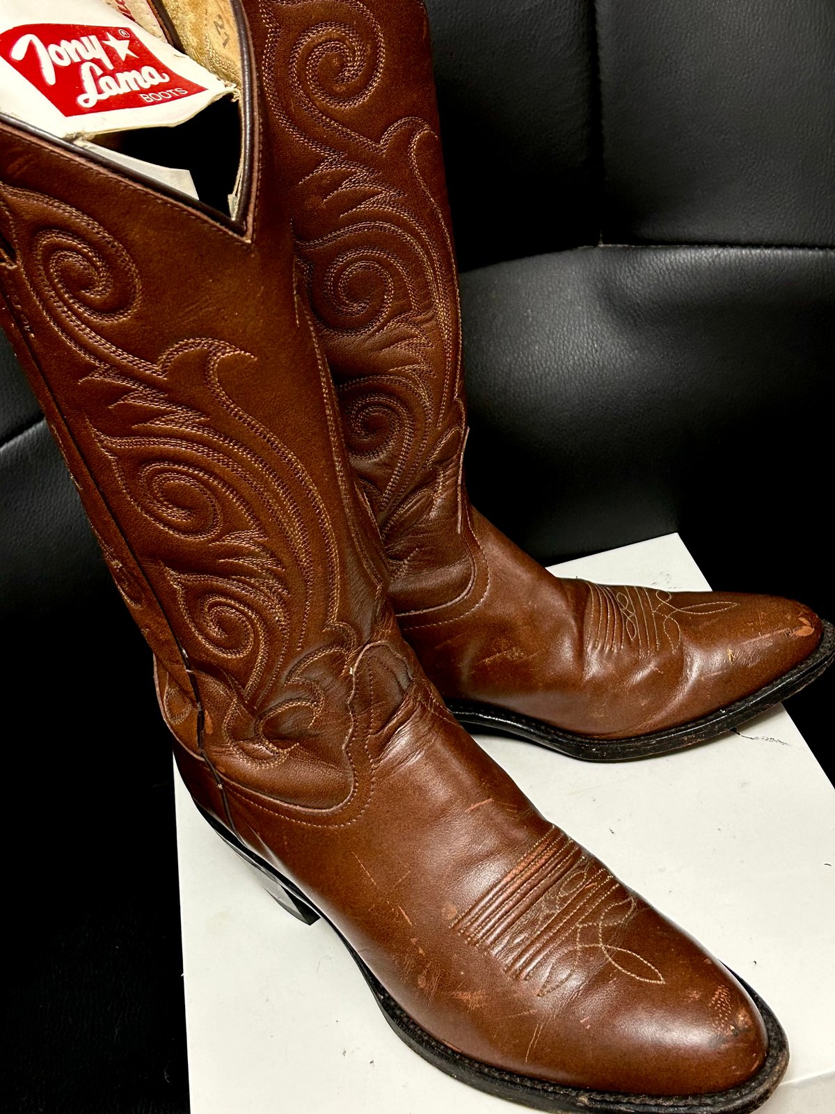 ヴィンテージ 90年代 トニー・ラマ 6824 ウェスタンブーツ 9D 美品 fit=scale-down,w=1200