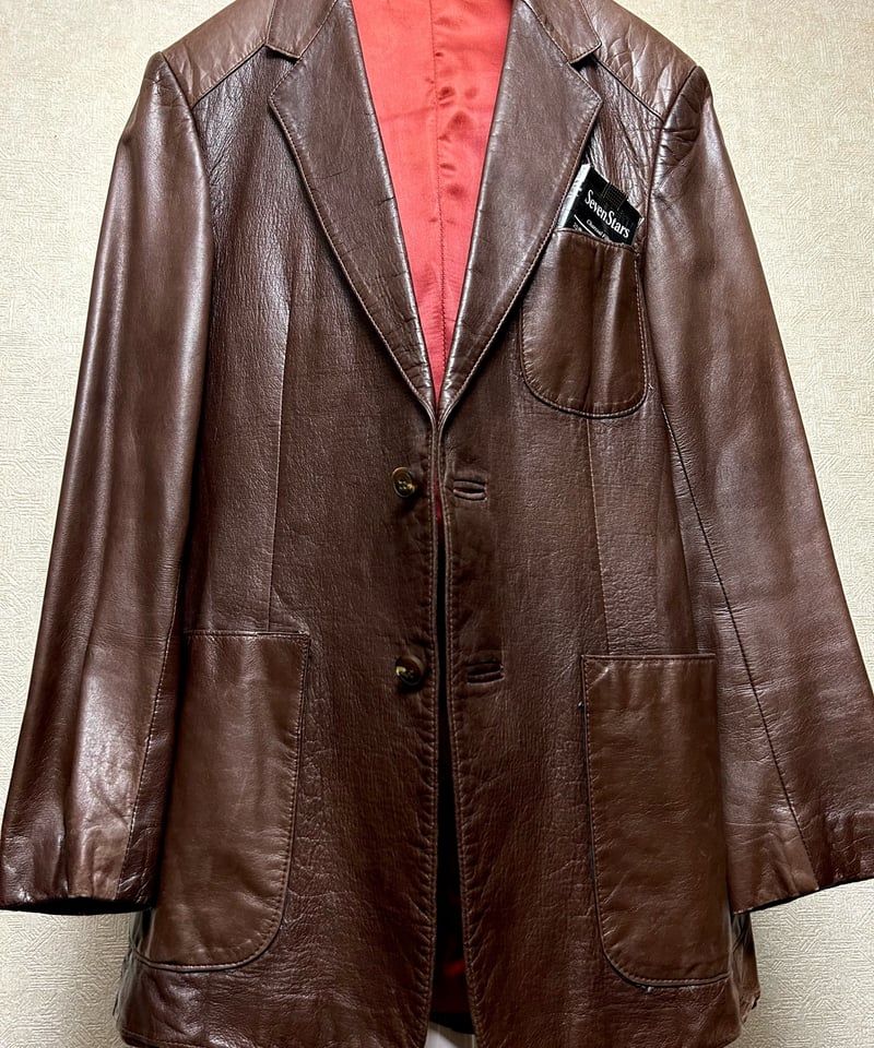 70s〜80s ヴィンテージ　レザージャケット　山田レン 1週間コーデ】彫師がお気に入りの高額革ジャンで七変化