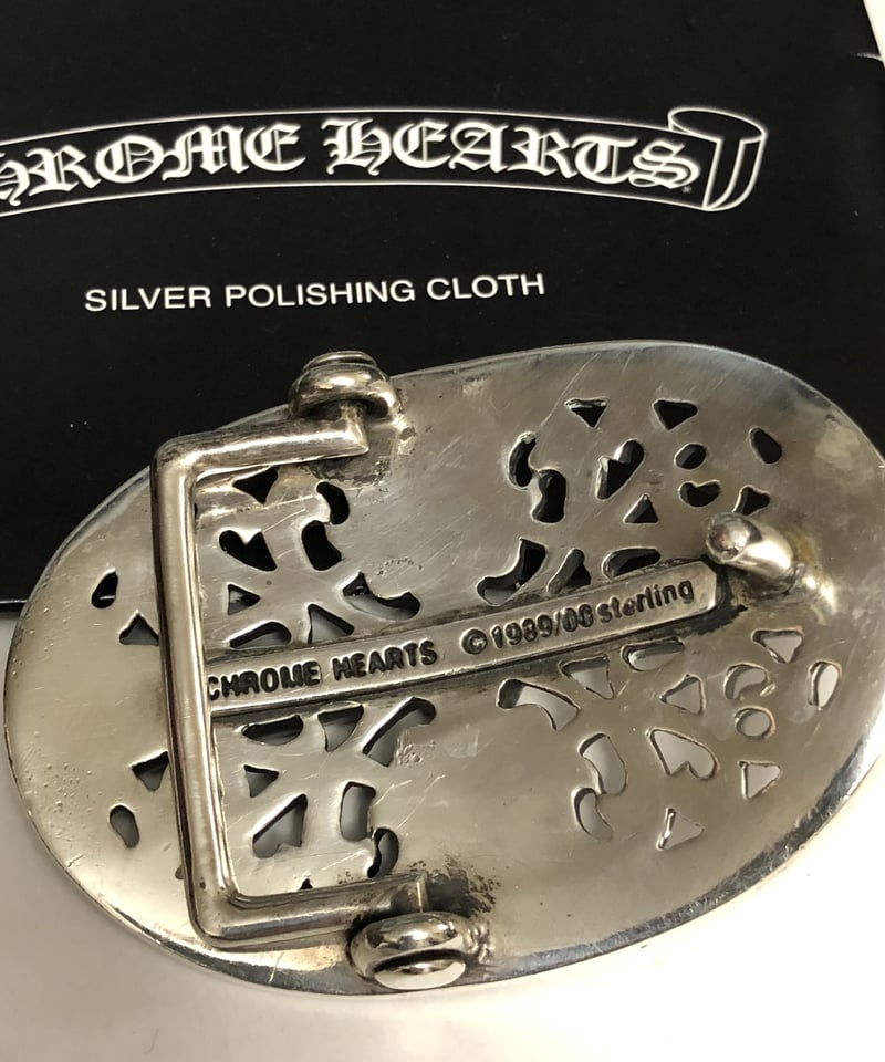 【VINTAGE】クロムハーツ ベルトバッグ 帝王クロムハーツ超人気伝統シンボリックベルトバックル〉Chrome