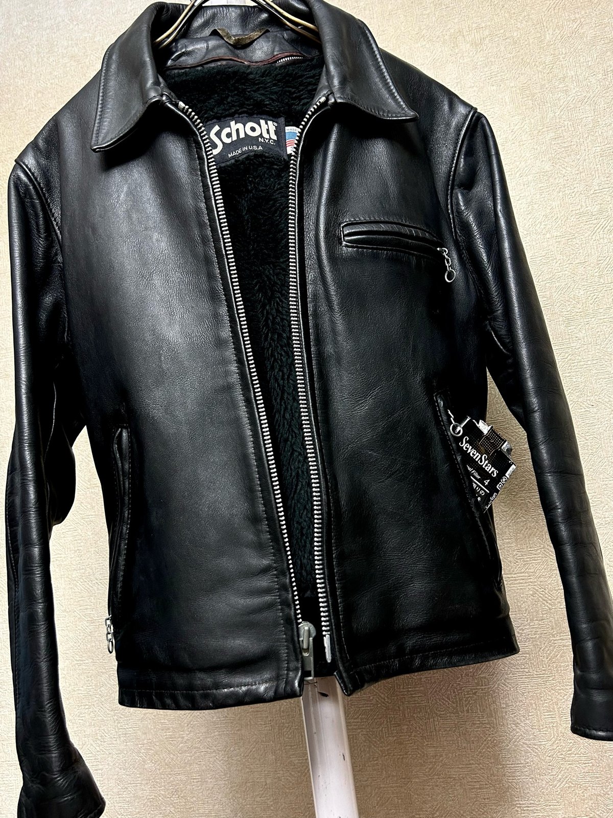 オールドU.S.A.製Schottフルセット美品〉80-90,s U.S.A.製Schott オールドU.S.A.製Schottフルセット美品〉80-90,s U.S.A.製Schott