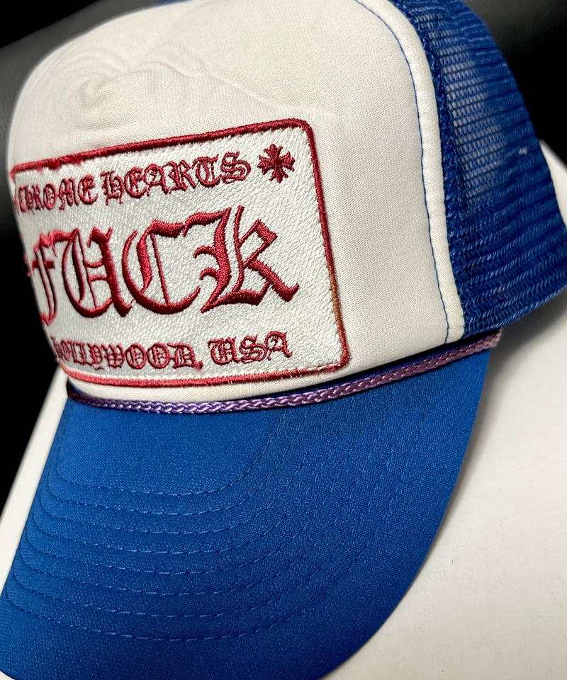 帝王クロムハーツ希少オールドトラッカーメッシュキャップ〉 Chrome