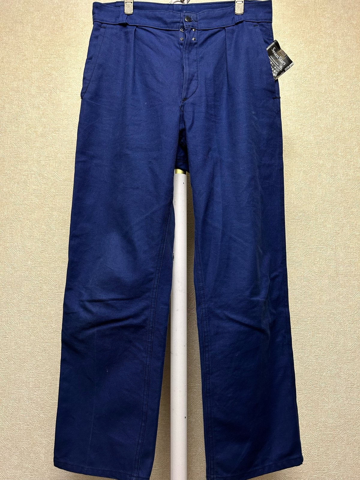 40s〜50s コットンワークパンツ フェード ナス紺 usnavy ブルー 40s〜50s コットンワークパンツ フェード ナス紺 usnavy ブルー