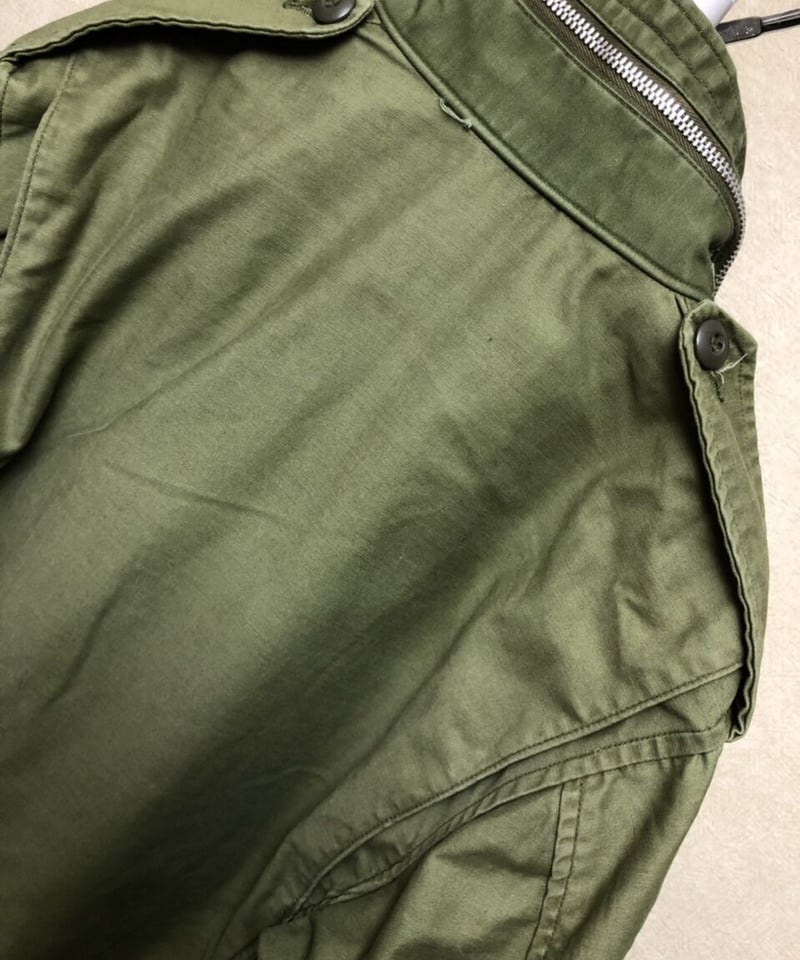 60's アメリカ軍 M65 フィールドジャケット アルミジッパー スモール 米軍M65フィールドジャケット2ndタイプ(アルミジッパータイプ