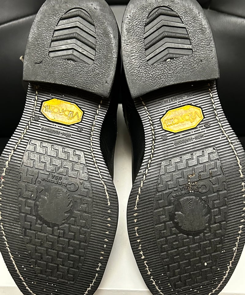 R&RナインティーズCHIPPEWA茶芯PT91エンジニア〉90年代U.S.A.製CHIPP