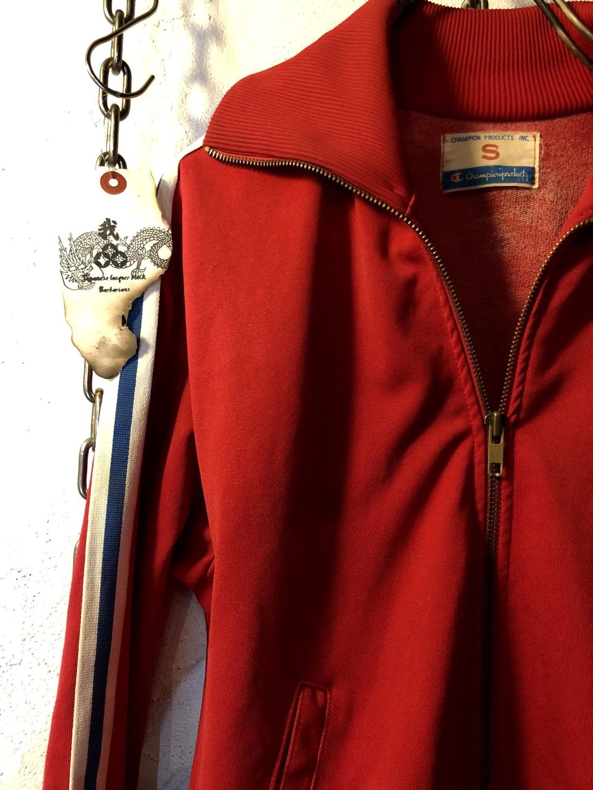 70s OLD Champion ヴィンテージ トラックジャケット ジャージ L Champion◇70s/バータグ/トラックジャケット/ジャージ/L/--/ORN