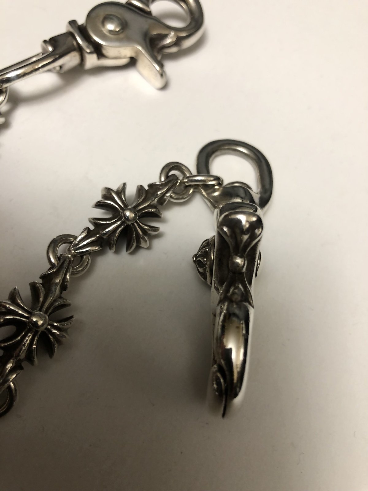 クロムハーツウォレットチェーン〉Chrome Hearts 4C CROSS