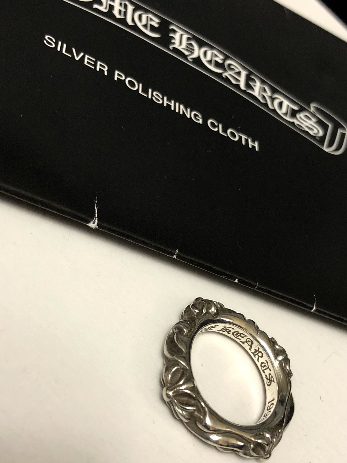 Chrome Hearts スクロールバンドリング 9号 ピンキーリング クロムハーツスクロールバンドリング|クロムハーツ通販専門店