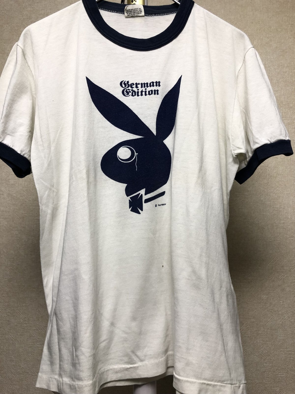 最終値下げ PLAYBOY tシャツ Lsize デッドストック レアプリント ...