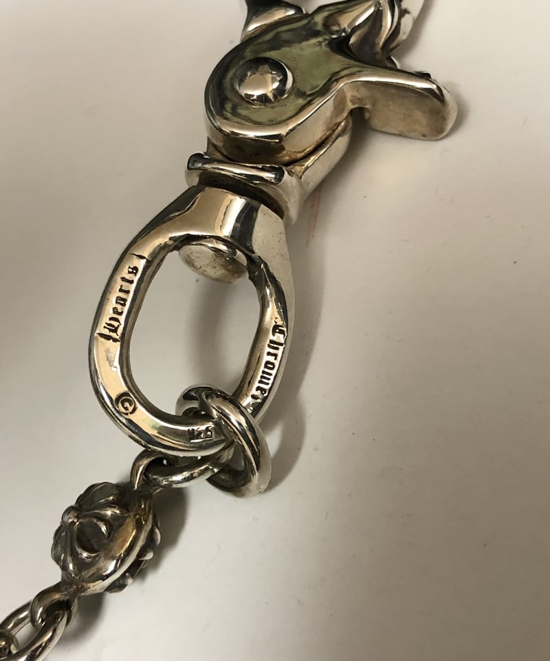 帝王クロムハーツ普遍的人気伝統CROSSBALL KEYCHAIN #2》Chrome