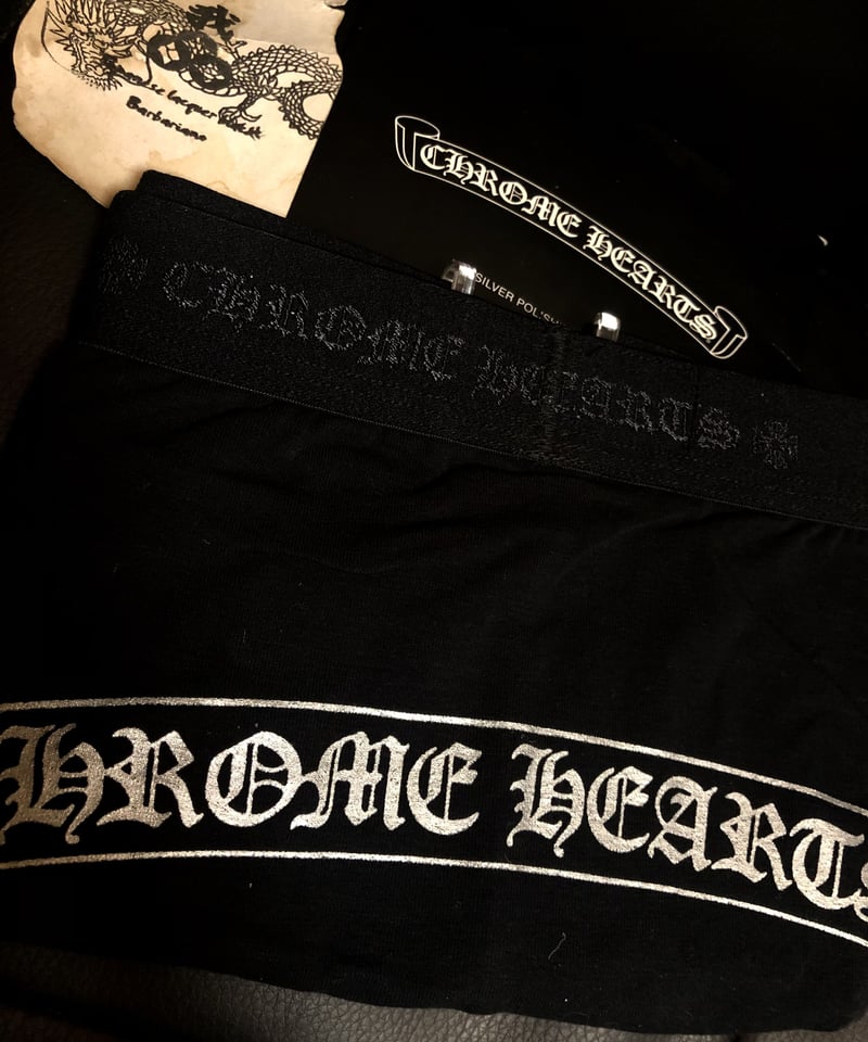 激レア】CHROME HEARTS ボクサーパンツ Lサイズ 黒 2025年最新】CHROME