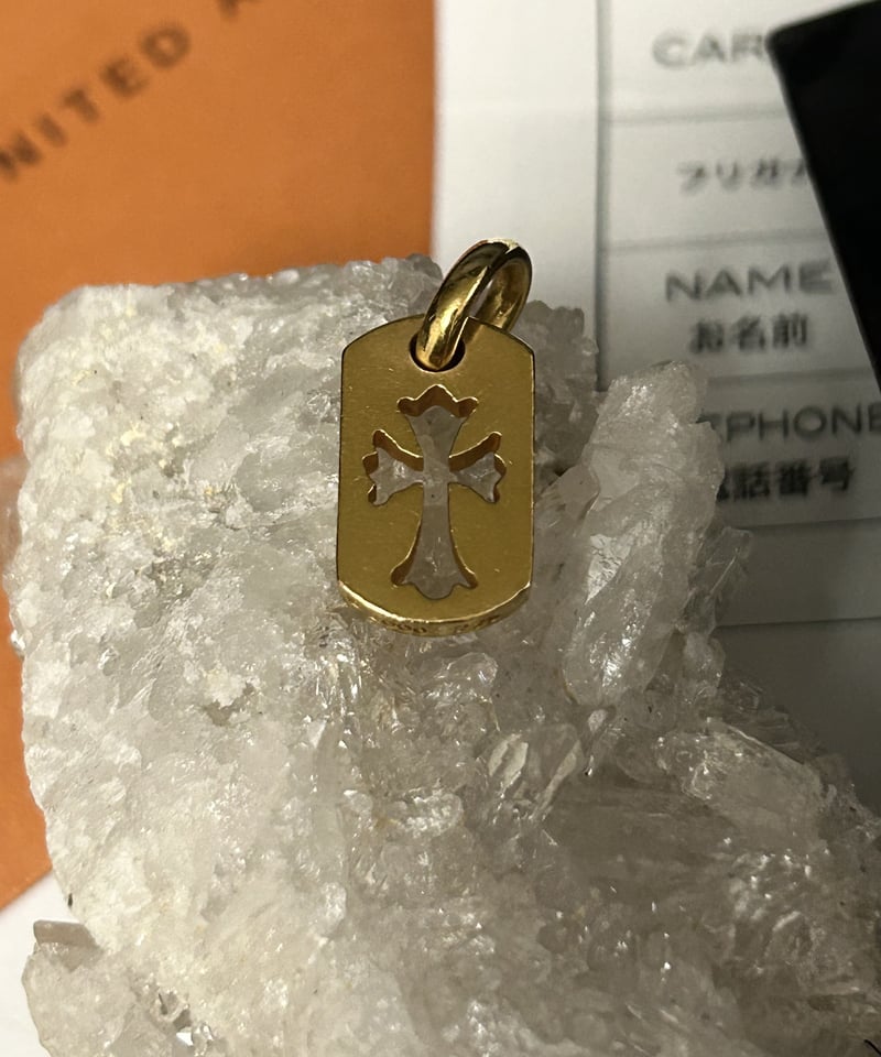 帝王クロムハーツ22Kチャームトップ国内直営店インボイス 帝王クロムハーツ22Kチャームトップ国内直営店インボイス