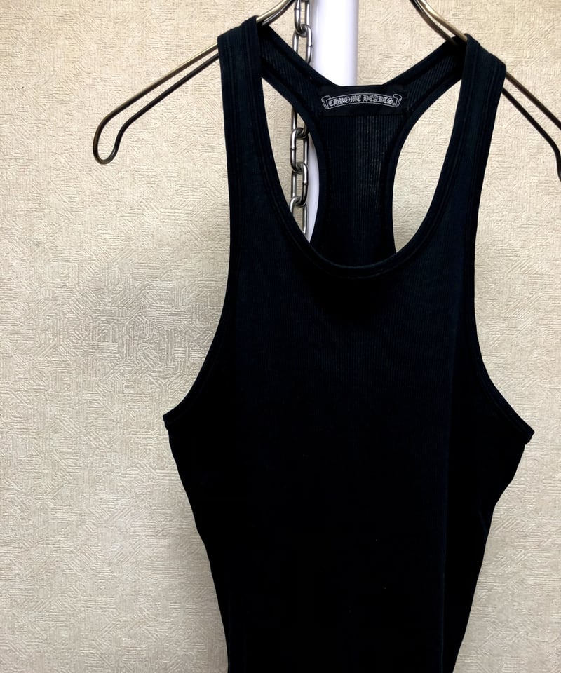 CHROME HEARTS RIBBED TANK TOP 