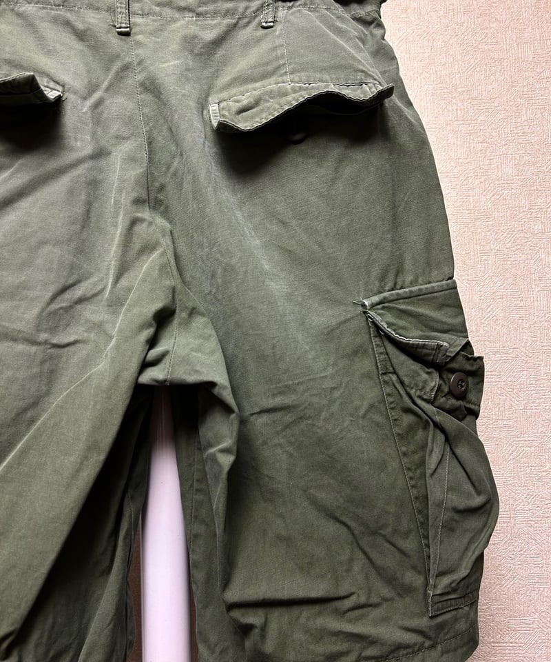 米軍67年製希少ノンリップジャングルファティーグ〉米軍67年製希少