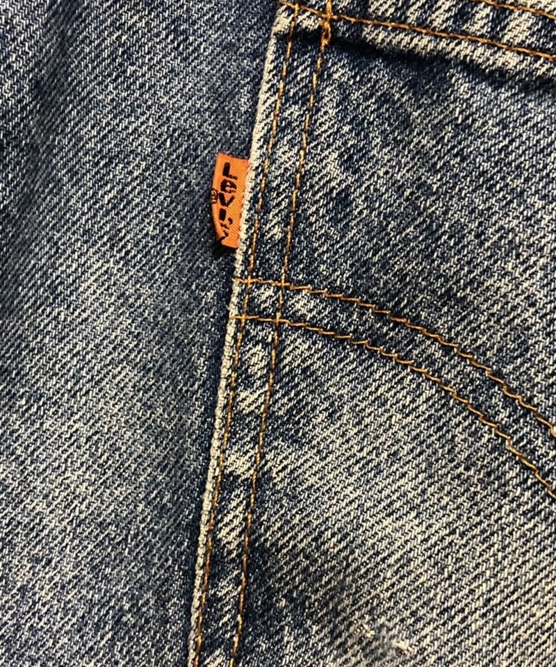 ネクストヴィンテージU.S.A.製ボタン裏522オレンジタブ〉 80年代U.S.A.