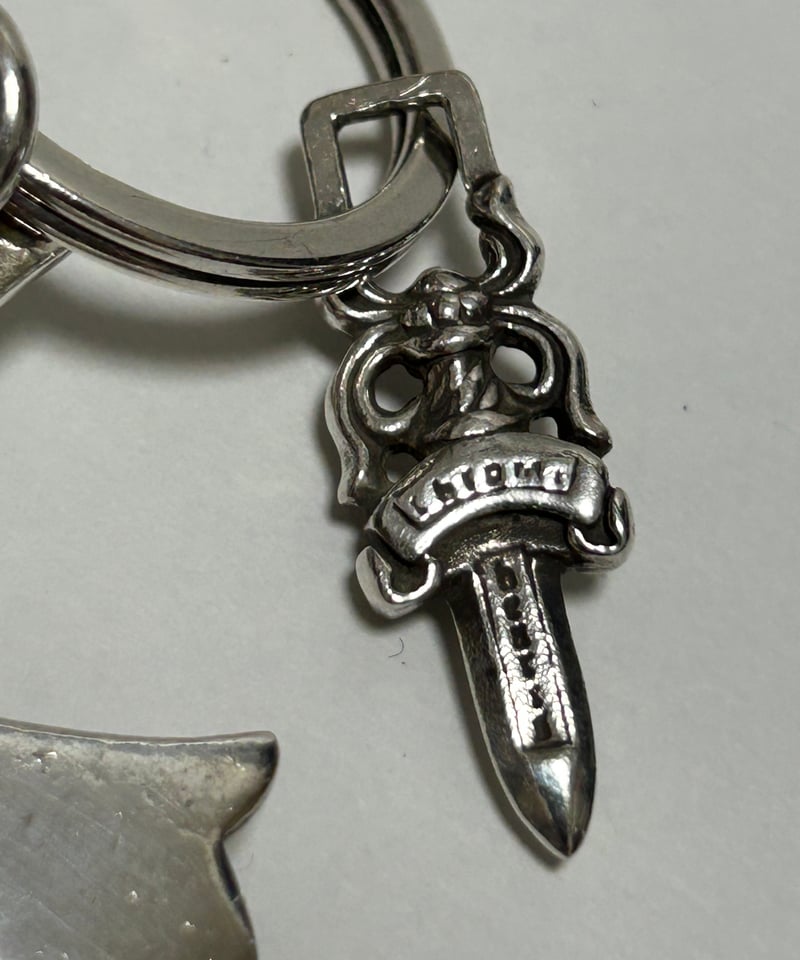 枯渇帝王クロムハーツ伝統シンボリックキーリング美品〉Chrome Hearts