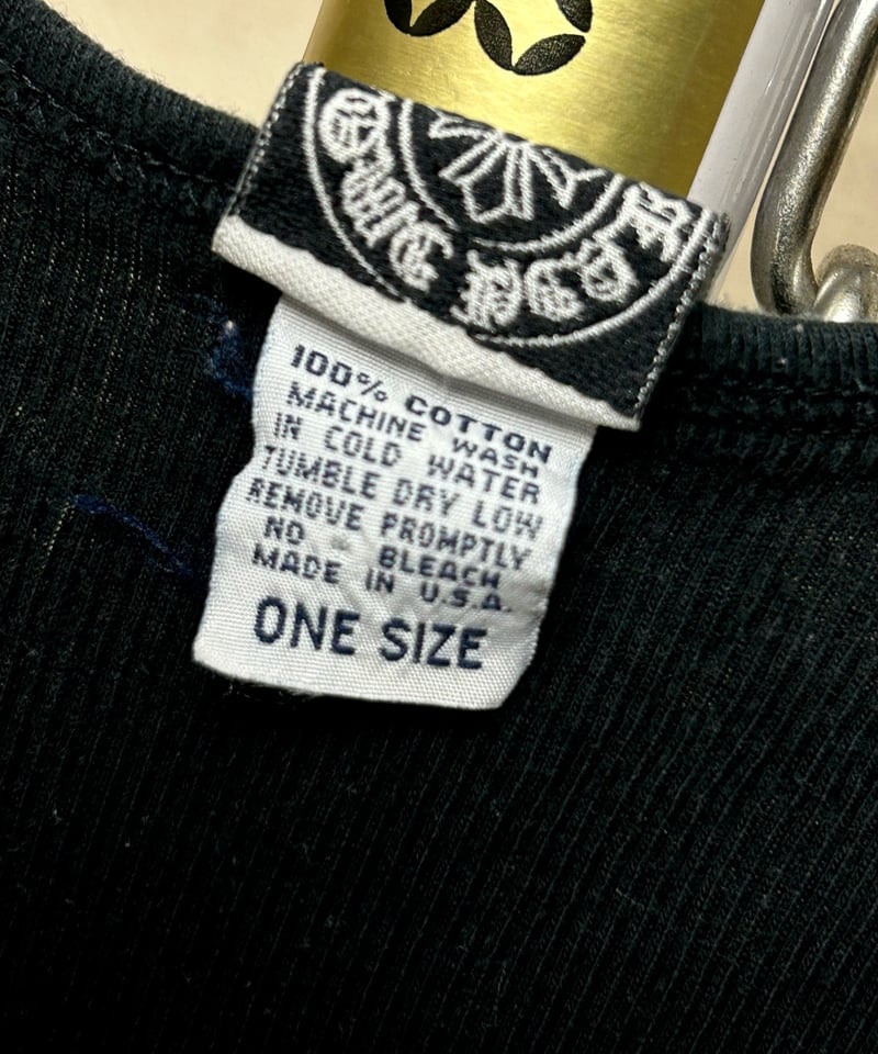 レア ビンテージ Chrome Hearts 水色 タガー リブタンクトップ レア ビンテージ Chrome Hearts 水色 タガー リブタンクトップ