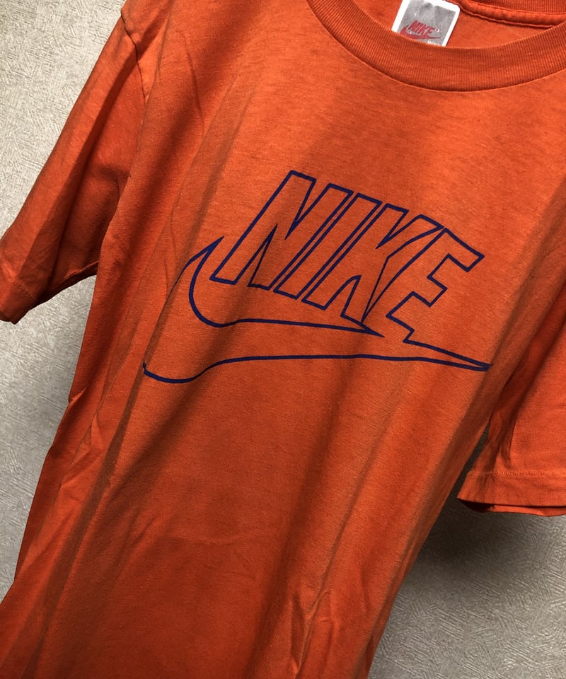 U.S.A.製赤タグエイティーズ目玉黄金サイズ〉80年代U.S.A.製NIKE Tee ...