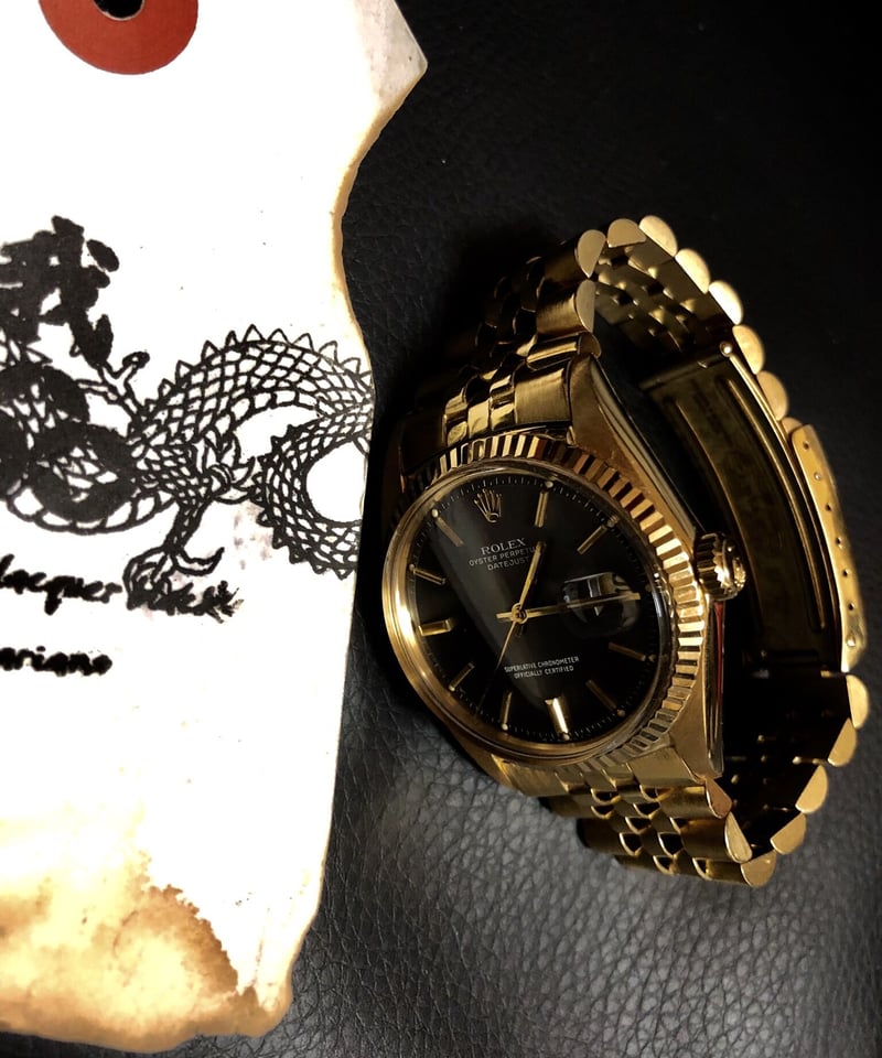 ROLEX ロレックス　金無垢　時計　懐中時計　ヴィンテージ 究極Rock'n Roll金無垢ヴィンテージROLEX〉ROLEX DATEJAST 197