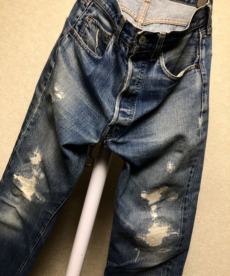 90s リーバイス 501 USA製 グランジ パッチワーク ボロ リペア 90s リーバイス 501 USA製 グランジ パッチワーク ボロ リペア