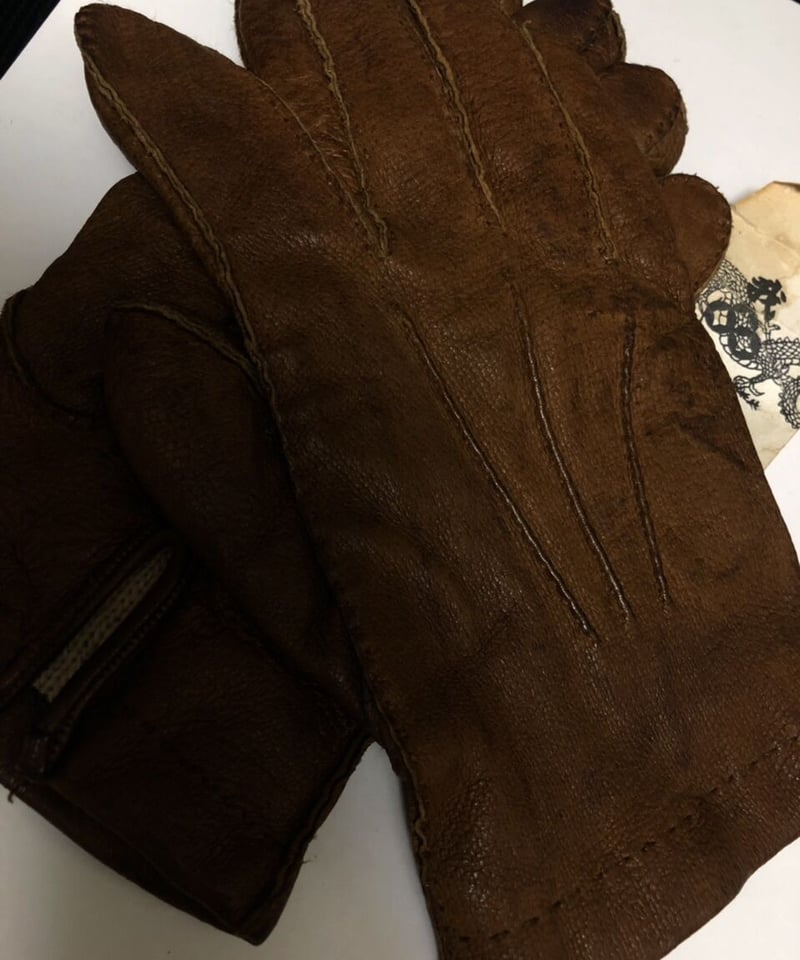 2025 VISVIM SUEDE GLOVES CAMEL 手袋