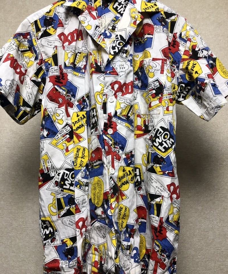 【希少】Stone  コットン ツイル オーバーフィットシャツ 希少】Stone コットン ツイル オーバーフィットシャツ 希少