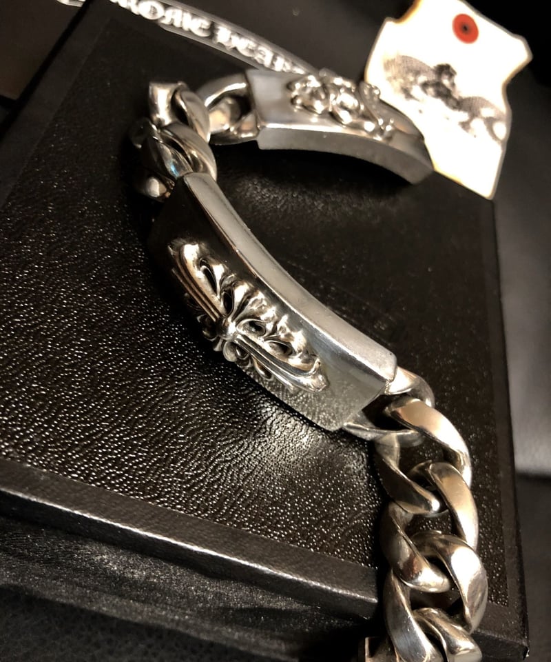 帝王クロムハーツ最高峰DOUBLE ID BRACELET〉 Chrome Hearts D