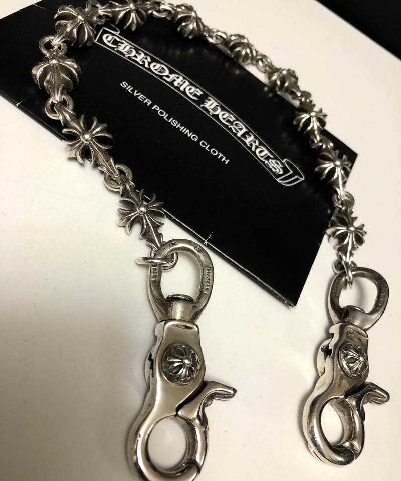 クロムハーツウォレットチェーン〉Chrome Hearts 4C CROSS CUTOUT