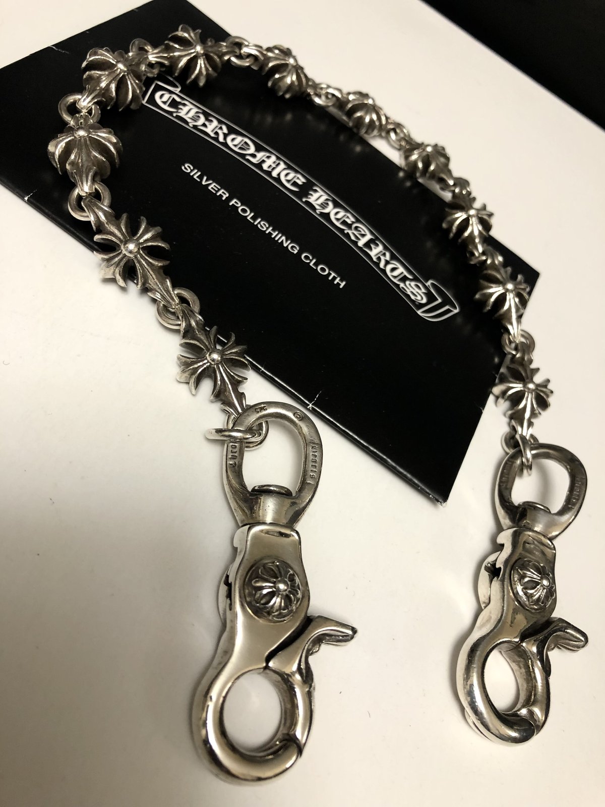 クロムハーツウォレットチェーン〉Chrome Hearts 4C CROSS CUTOUT
