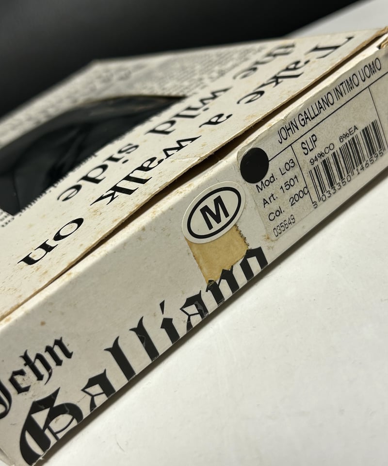 伝説インポート廃版オールドHip Brief〉90年代John Galliano廃版