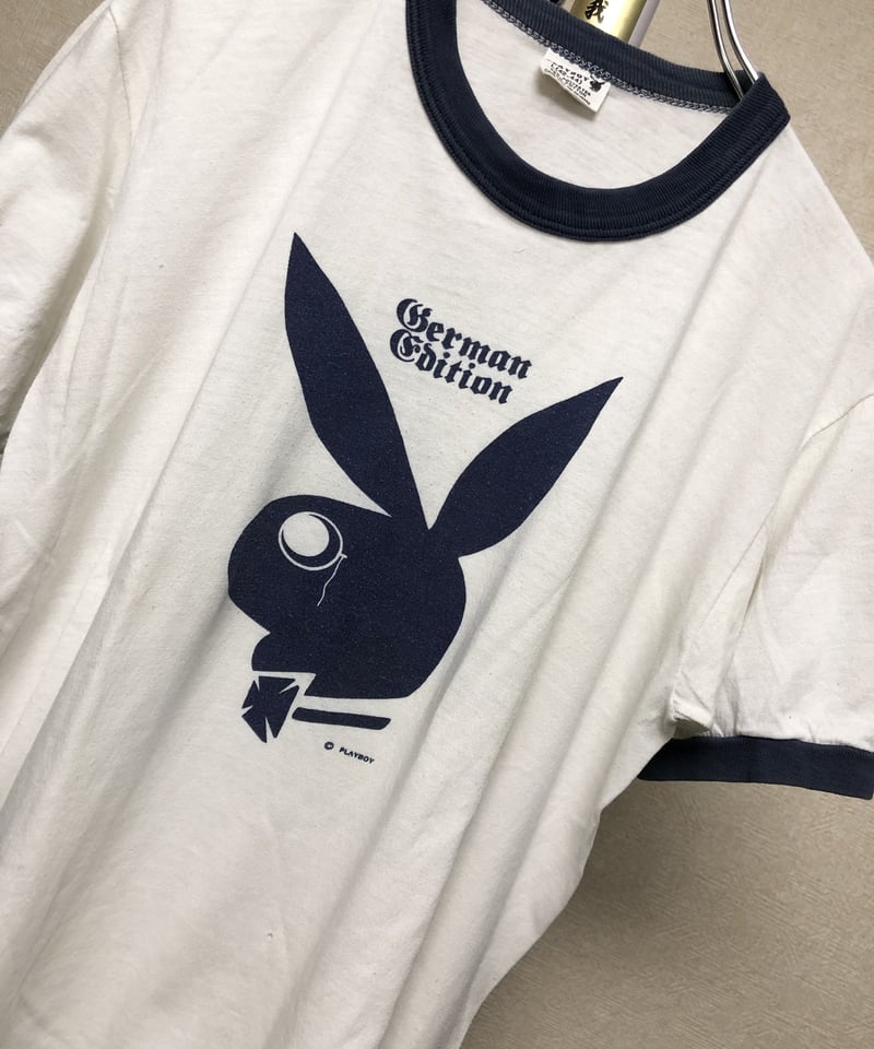 エイティーズU.S.レアTee〉80年代オフィシャルU.S.A.製PLAY BOYレア鉄
