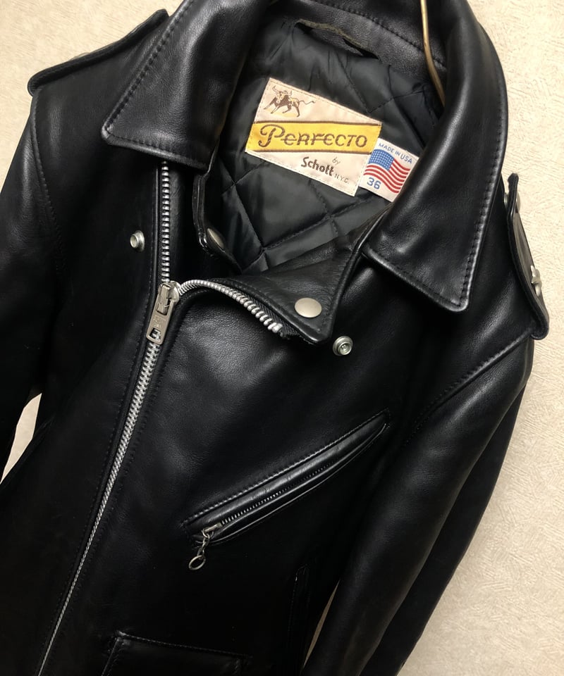 80年代ヴィンテージ！美品！ショットschott613ワンスター牛タグ34