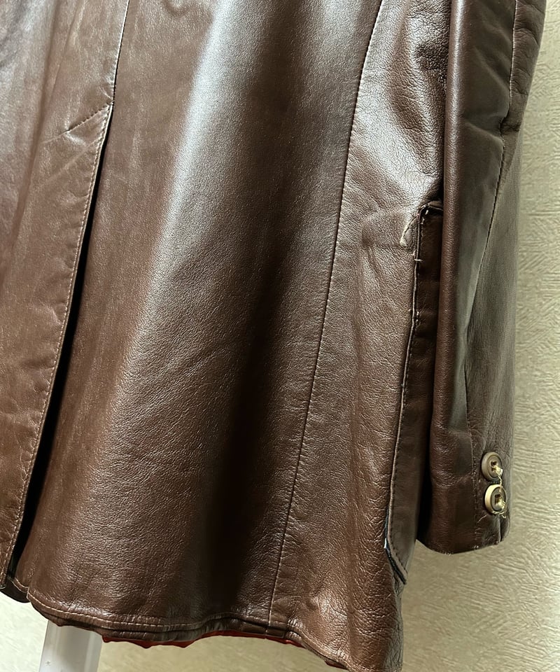 セブンティーズCANADA製R&R2Bレザーテーラード〉70年代CANADA製Rock'n