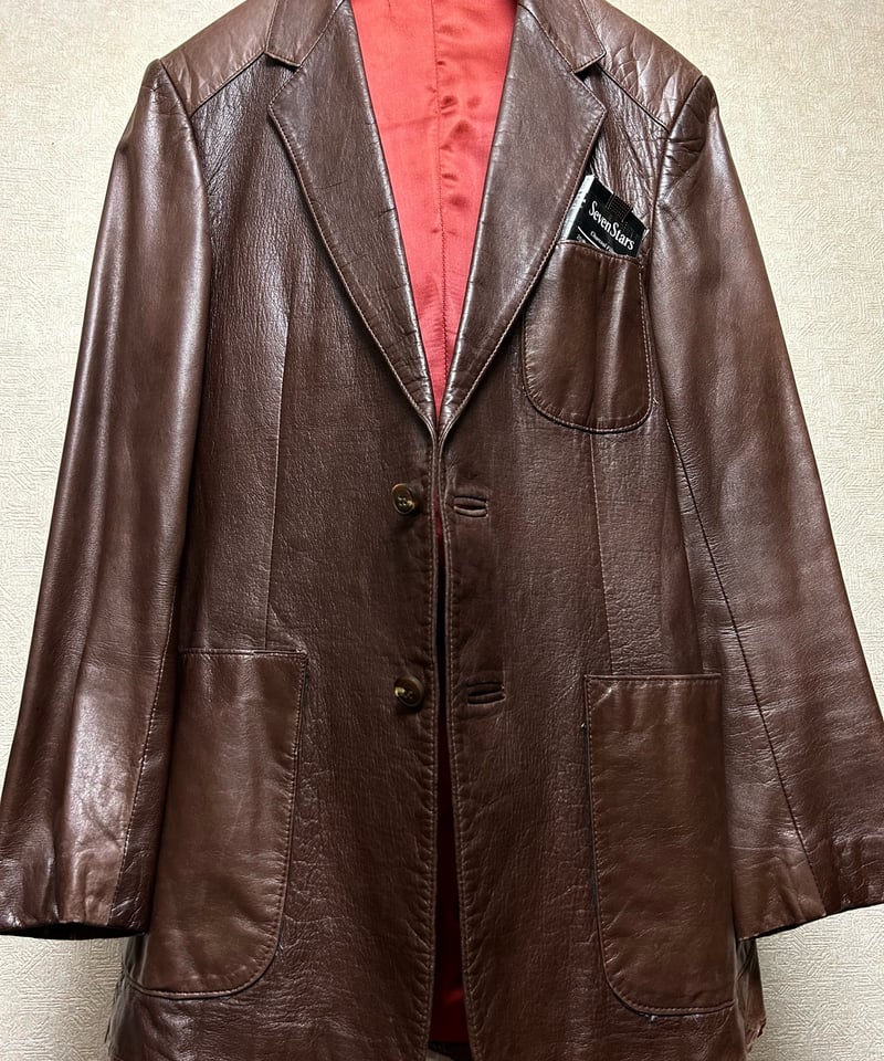 【値下げ不可】70s レザージャケット　ユーロ　ヴィンテージ 値下げ不可】70s レザージャケット ユーロ ヴィンテージ 2025年