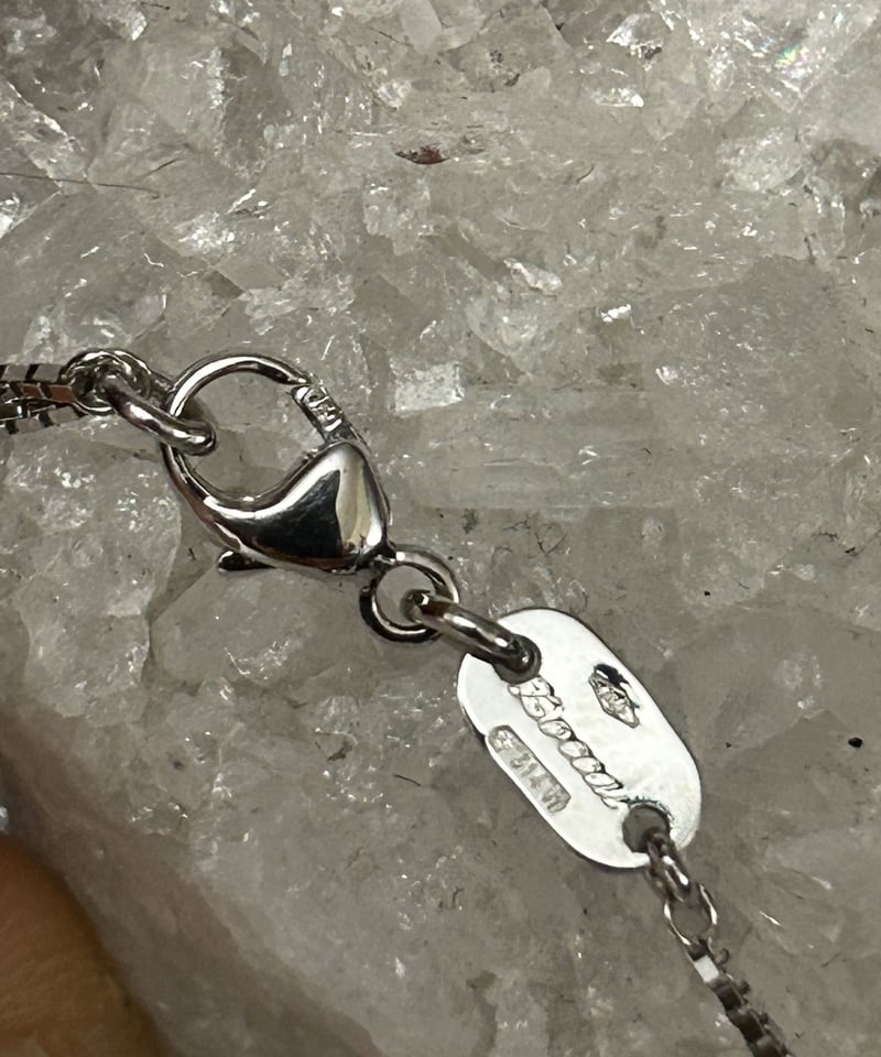 ネックレス k18WG italy アーカイブITALY製K18 WG JEWELRY〉アーカイブITALY製2003,s Zo