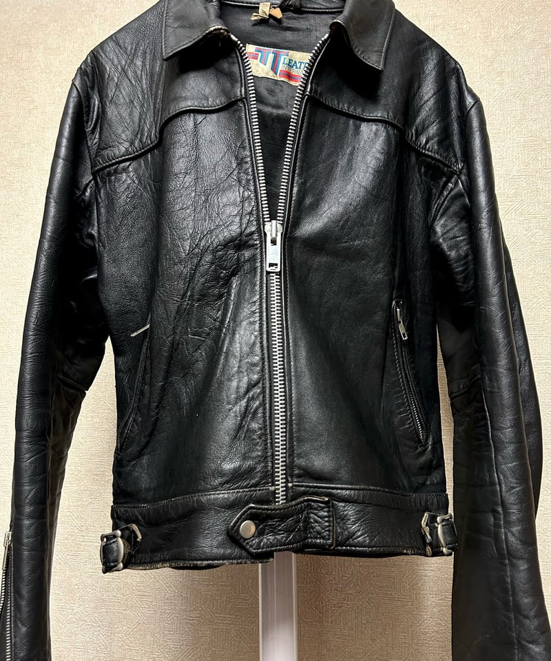 ライダーズ　ビンテージ ajito J-17 1950's KitKarson 10star LeatherJacket ビンテージ