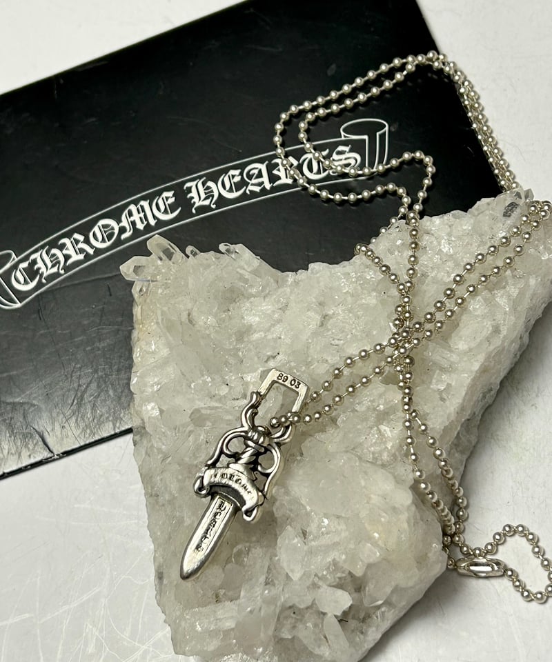 帝王クロムハーツNo.10ダガーネックレス〉Chrome Hearts No.10 