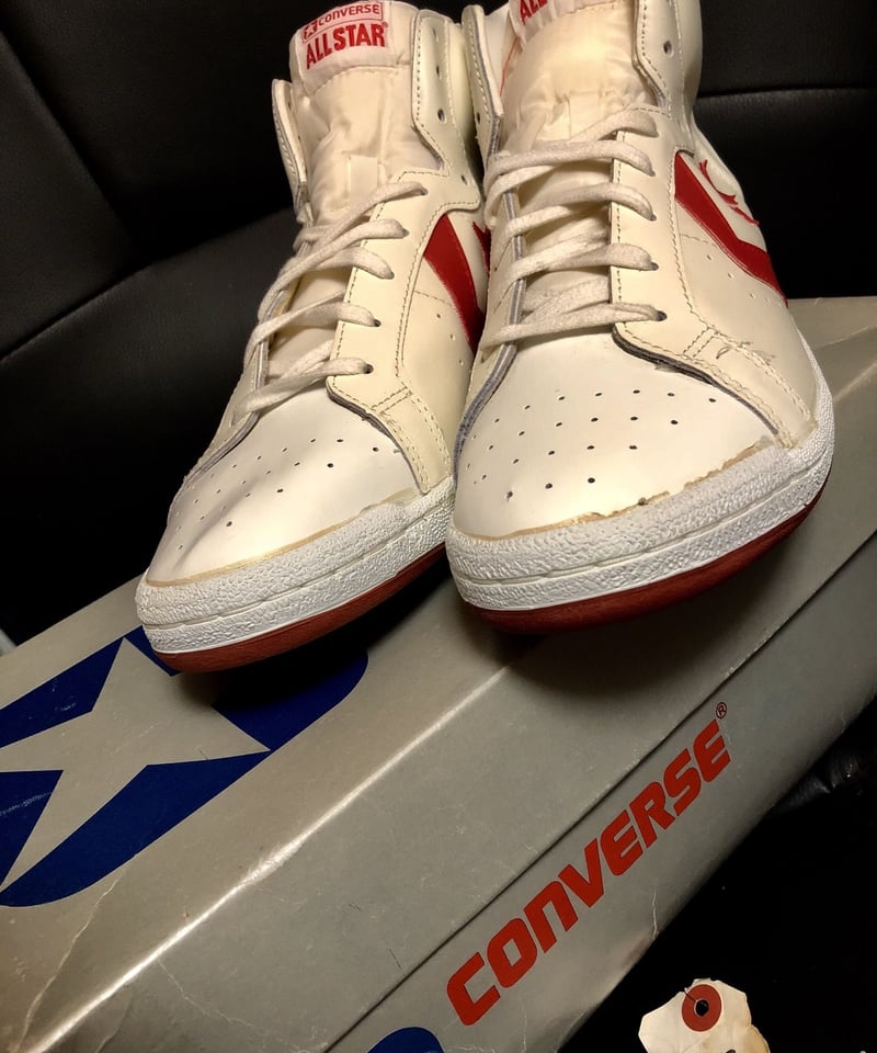 超目玉80年代銀箱ヴィンテージデッドストック CONVERSE PERSUADER LEATH...