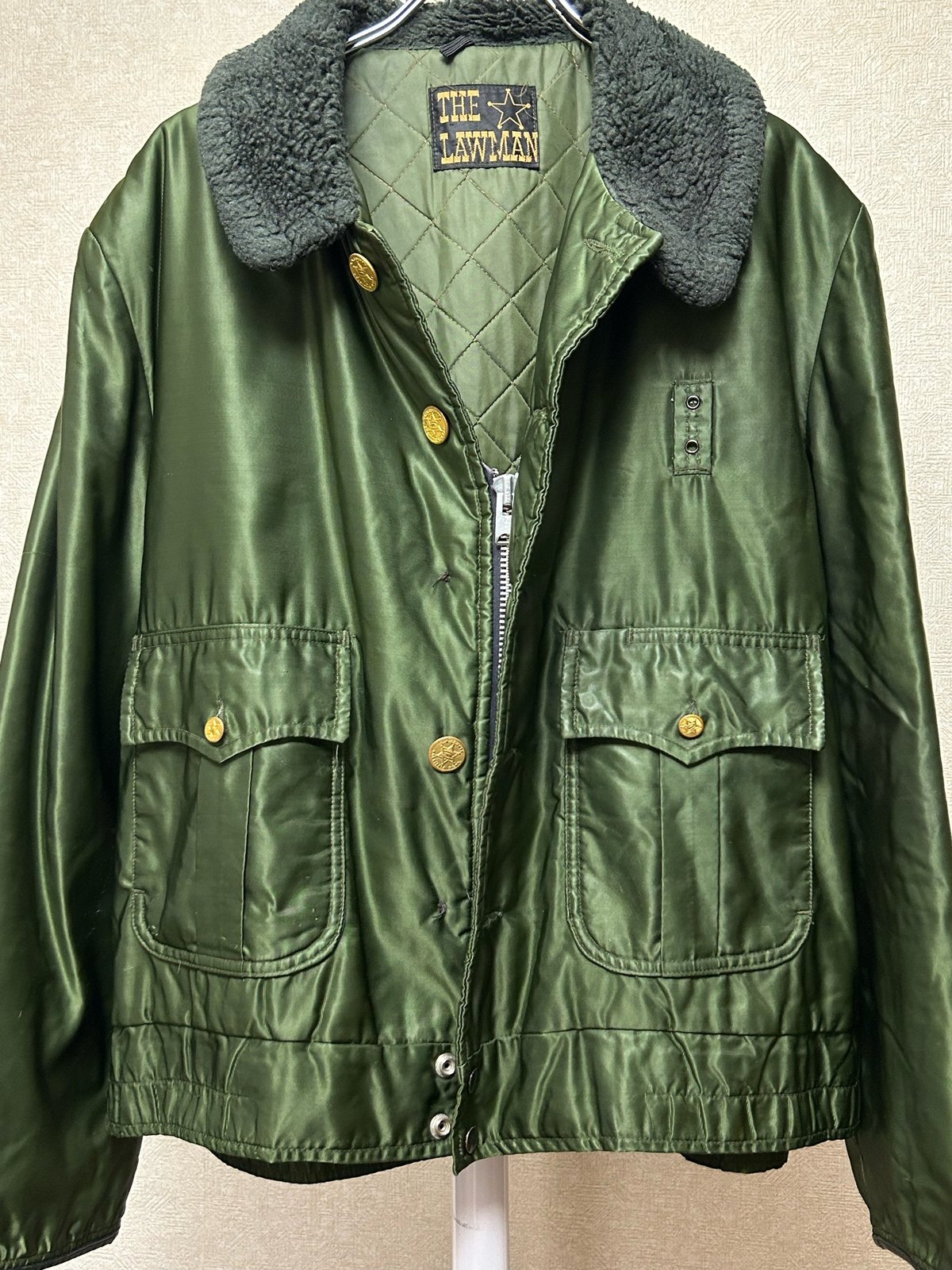 70s USA製 Rephed ハンティングジャケット 短丈 デカTALON 噴き出さ 70s USA製 Rephed ハンティングジャケット 短丈 デカTALON 噴き出さ