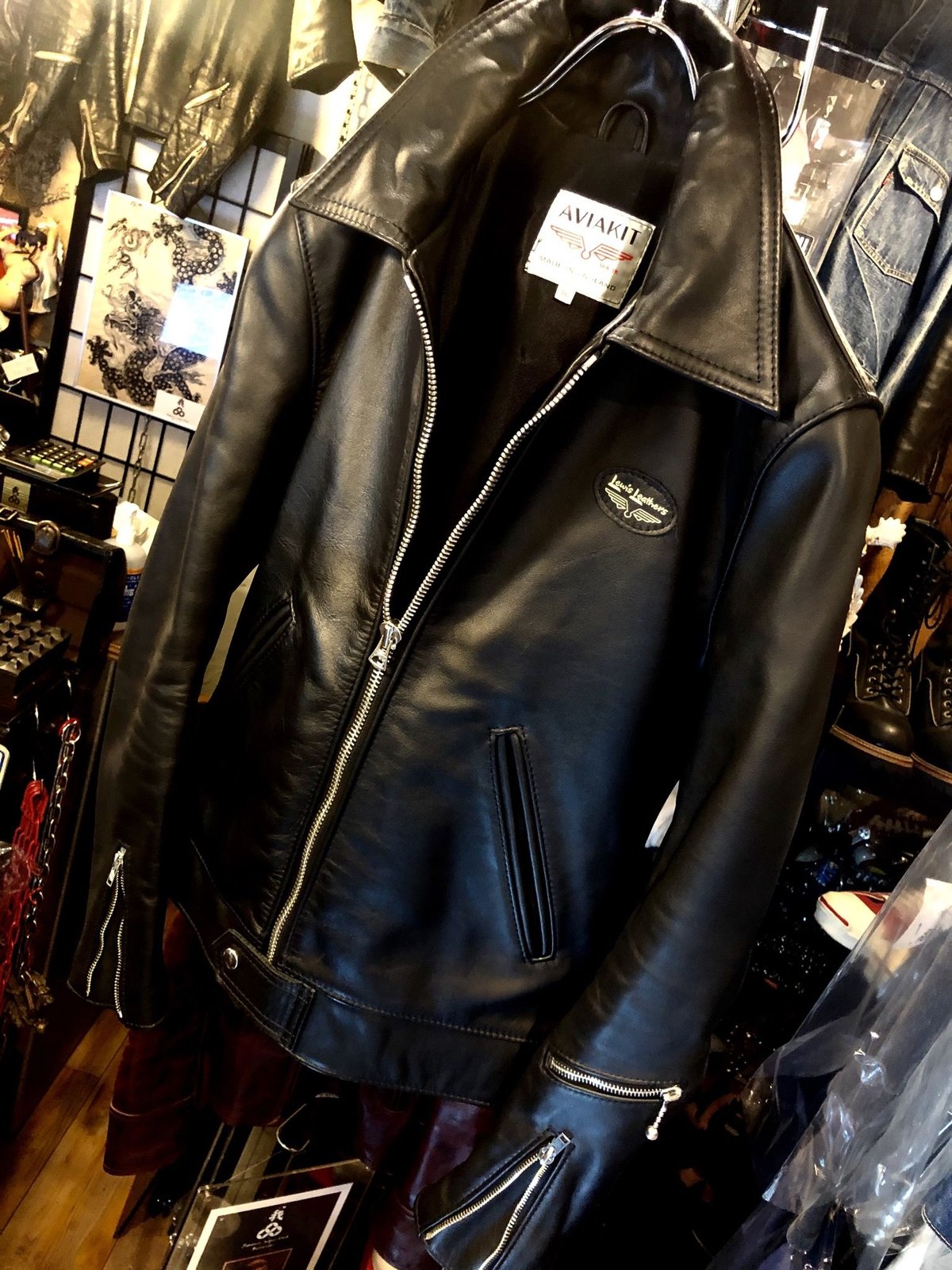 《超目玉》Lewis Leathers CORSAIR MODELシングル