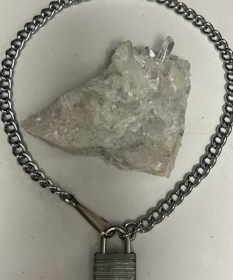 海外U.S.A.ストリートパンクブランド人気パドロックネックレス