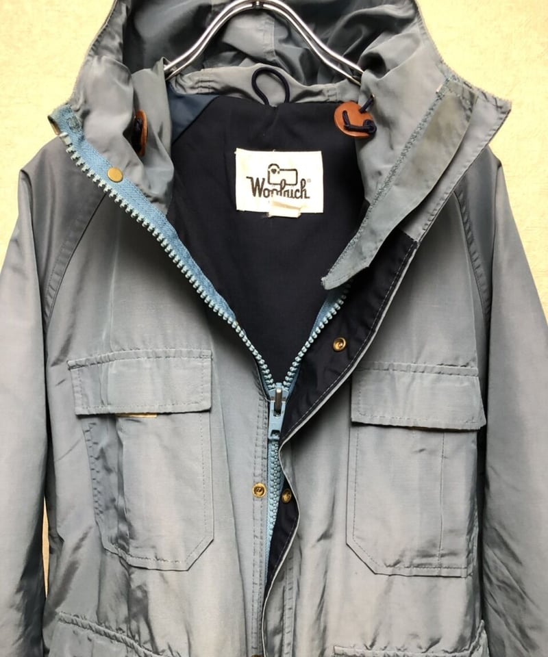 WOOLRICH マウンテンパーカ 60年代後半～70年代製 白タグ TALON 美品 70's USA製 白タグ Woolrich ウールリッチ マウンテン