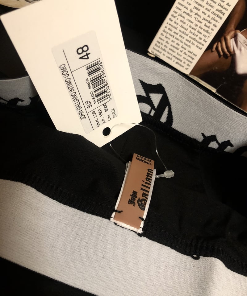 伝説インポート廃版オールドHip Brief〉90年代John Galliano廃版