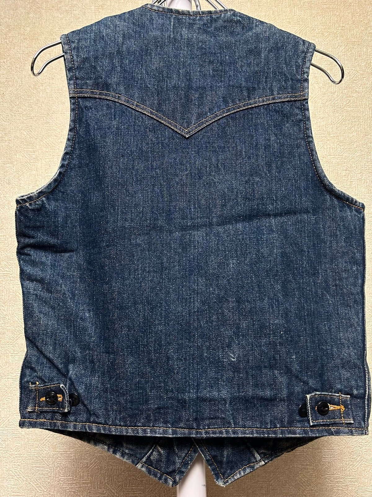 70s〜 vintage Lee Storm Rider デニムベスト 70s Leeリー STORM RIDERストームライダー ボアライナー デニム
