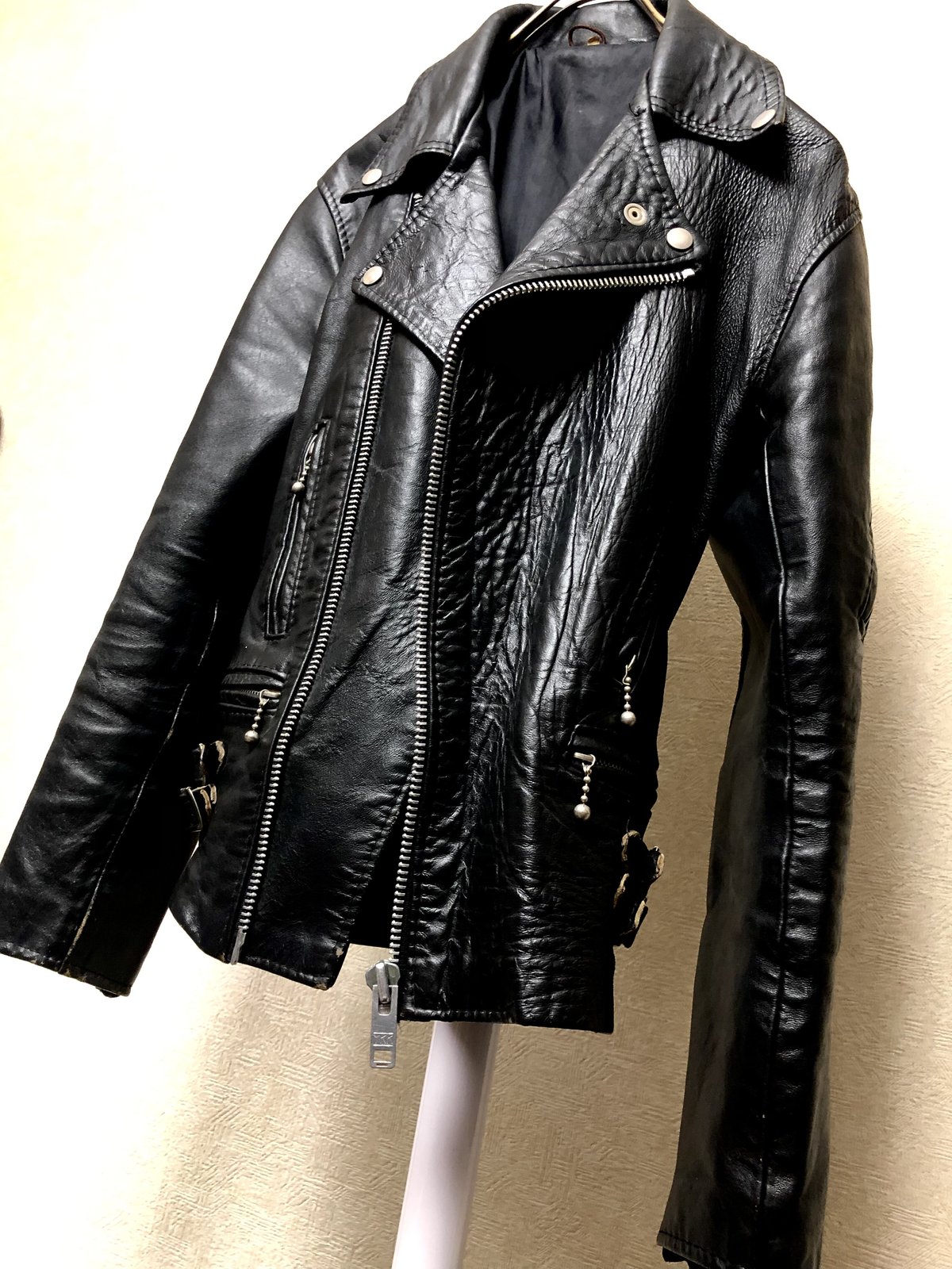 UKセブンティーズシボ革SHEEPパンクスライダース》70,s UKセブンティーズシボ革SHEEPパンクスライダース》70,s